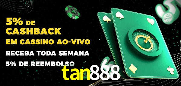 Promoções do cassino ao Vivo tan888